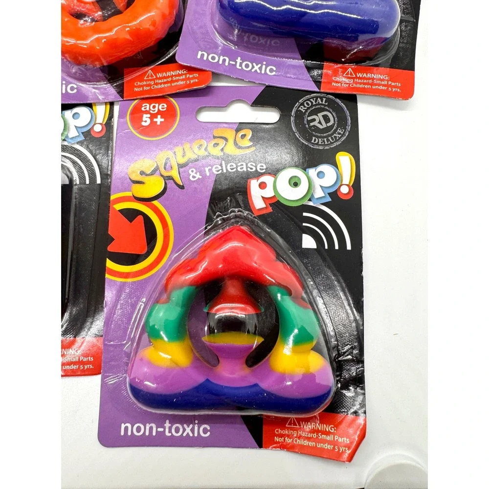 Fidget Toy Sensory Pop Bundle 10pc Set Bubble Snap Puzzle Squeeze Snapper New‎